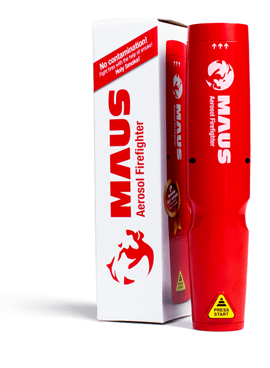Maus Xtin Mini-Feuerlöscher