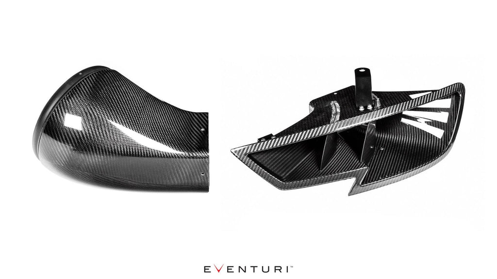 Eventuri Scheinwerfereinlass Racelamp Duct für Stage3 RS3 8V