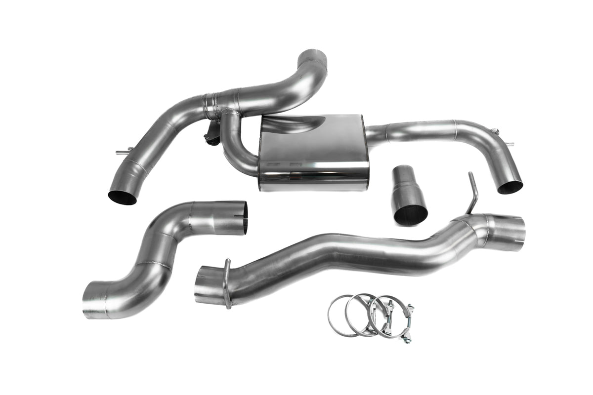EGO-X Abgasanlage 3,5" VW Golf 8 R (Exportversion ohne ECE)