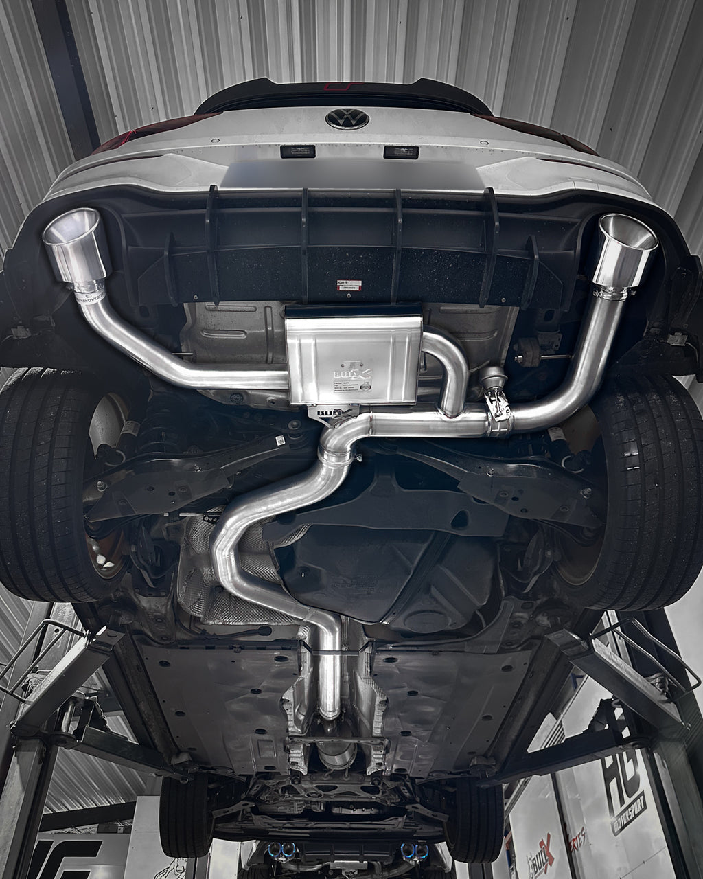 EGO-X Abgasanlage 3,5" EA888 Gen.4 VW Golf 8 GTI/ Clubsport/ Edition 45