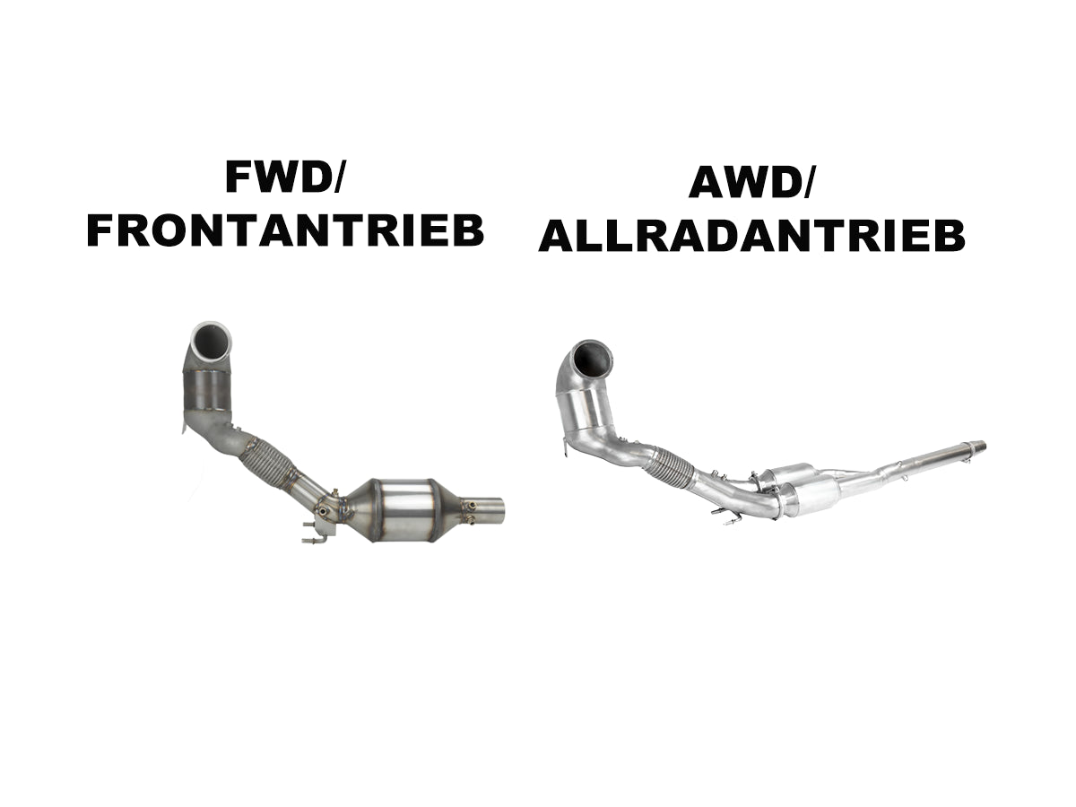 Bull-X ECE Downpipe EA888 Gen.4 (z.B. VW Golf 8 GTI / R)