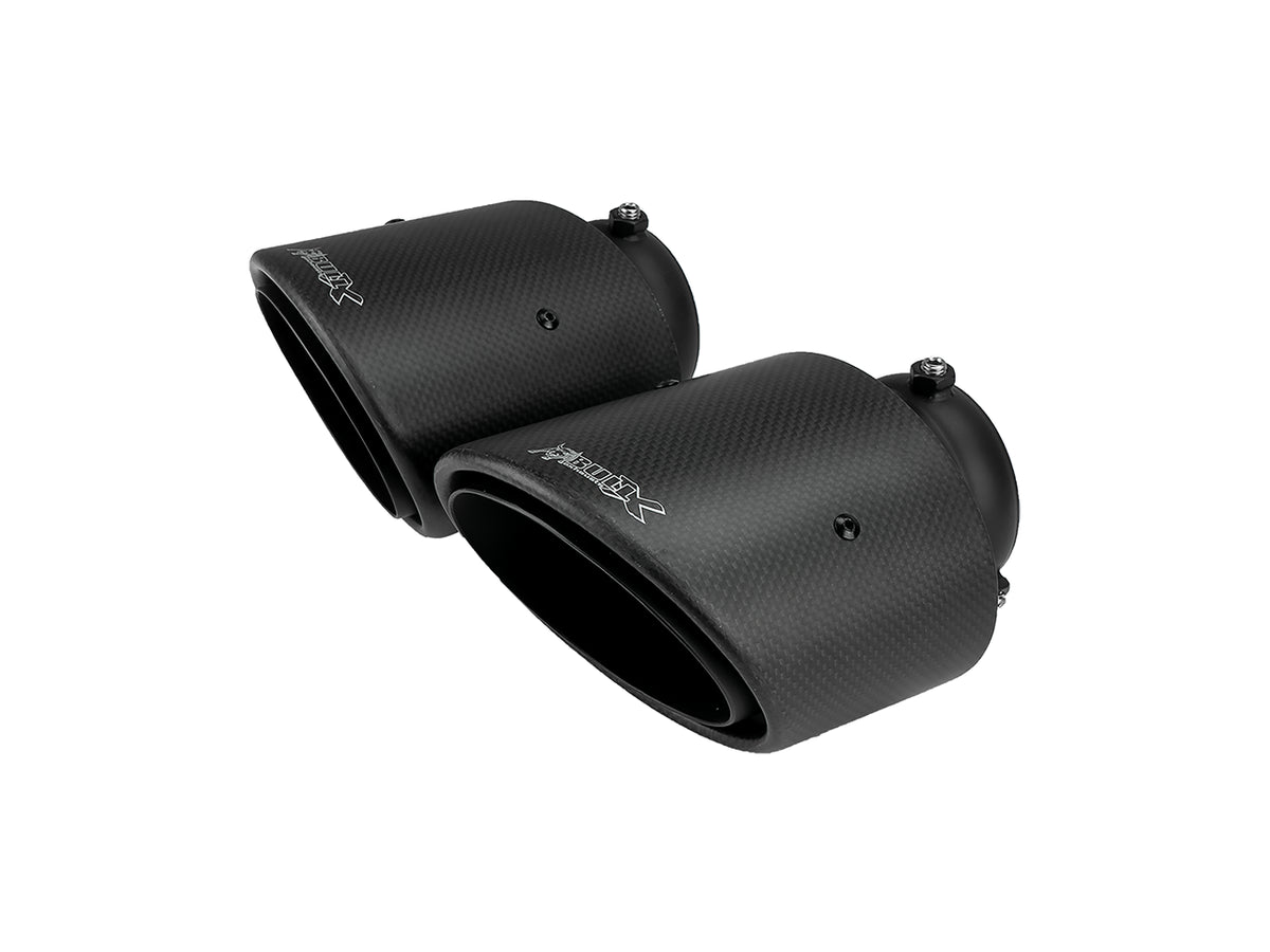 Bull-X Endrohrset: Typ 3 Carbon Oval 126x94
