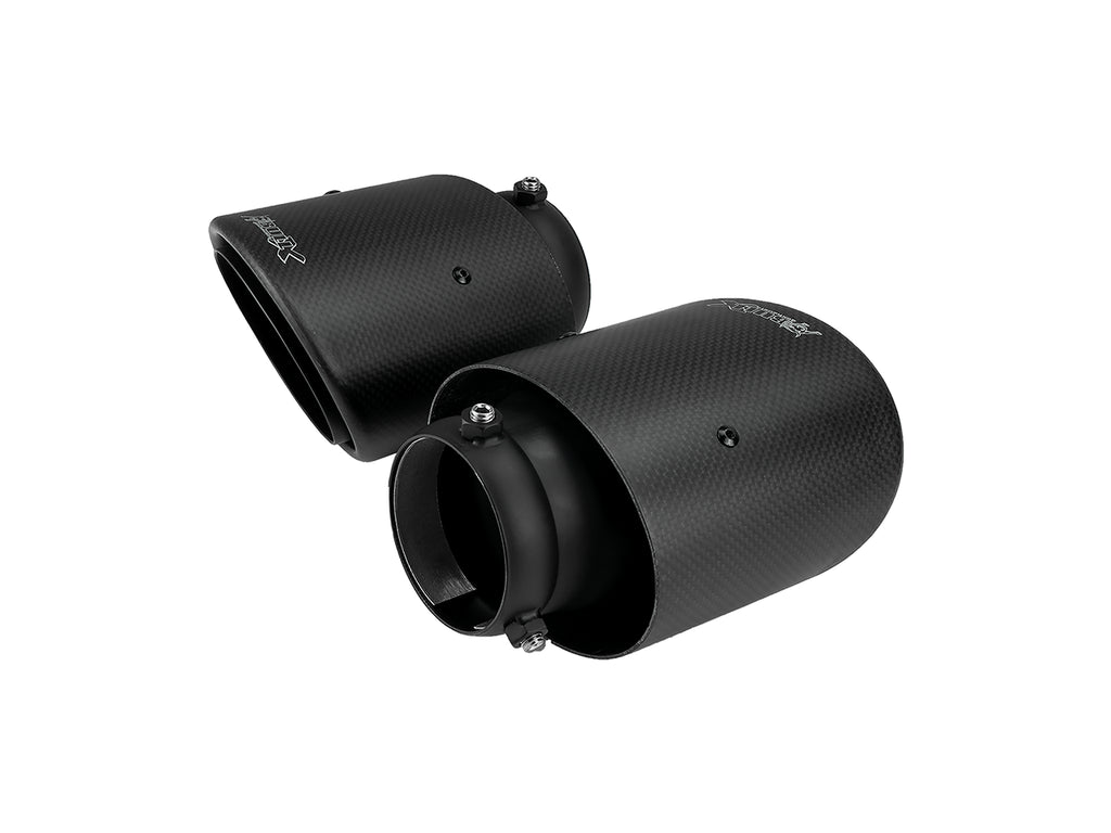 Bull-X Endrohrset: Typ 3 Carbon Oval 126x94