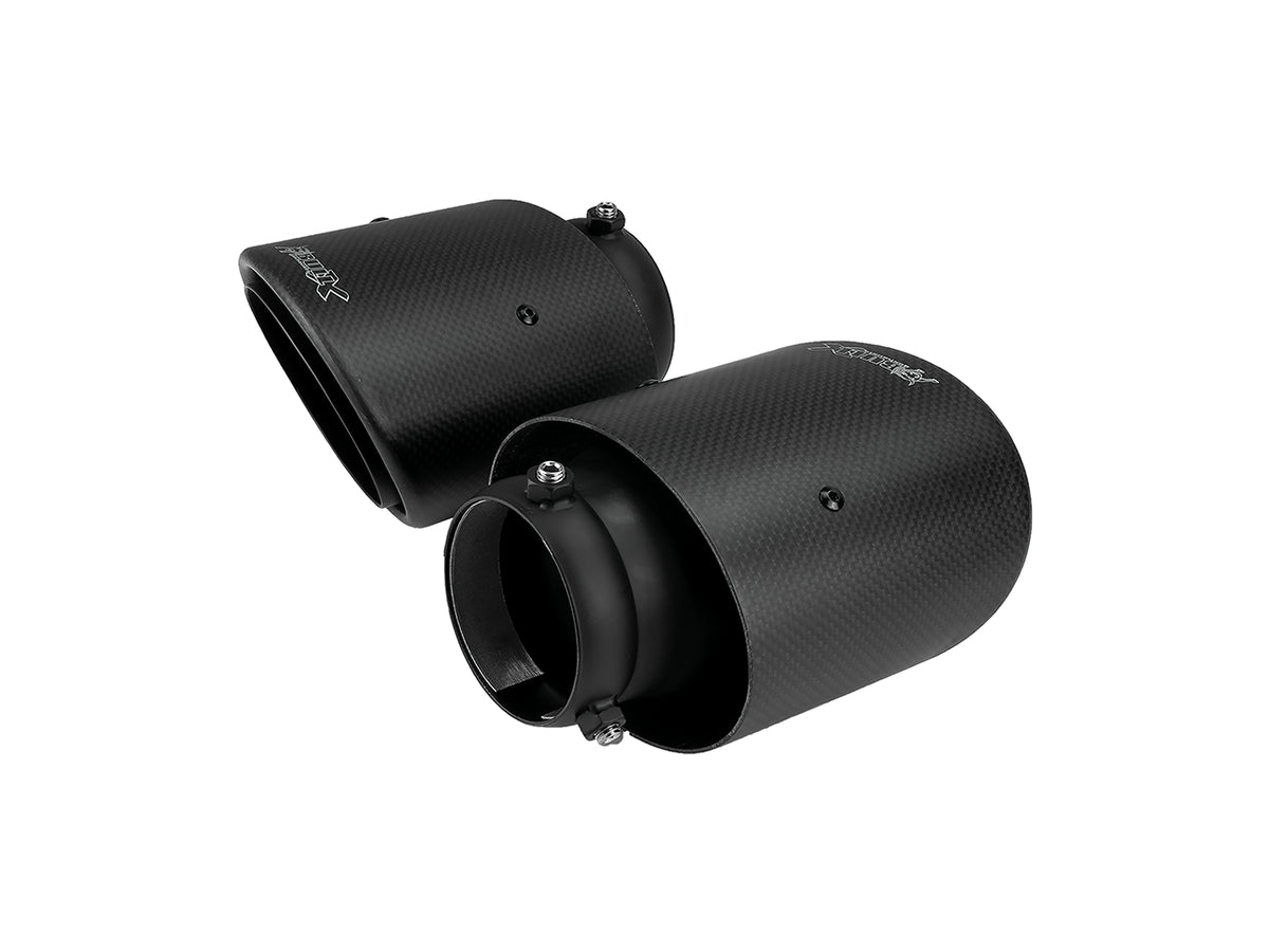 Bull-X Endrohrset: Typ 3 Carbon Oval 126x94