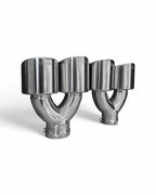 Bull-X Endrohrset Y-Style: Typ 5 CK-Style versetzt (A:1x64mm + 1x76mm)