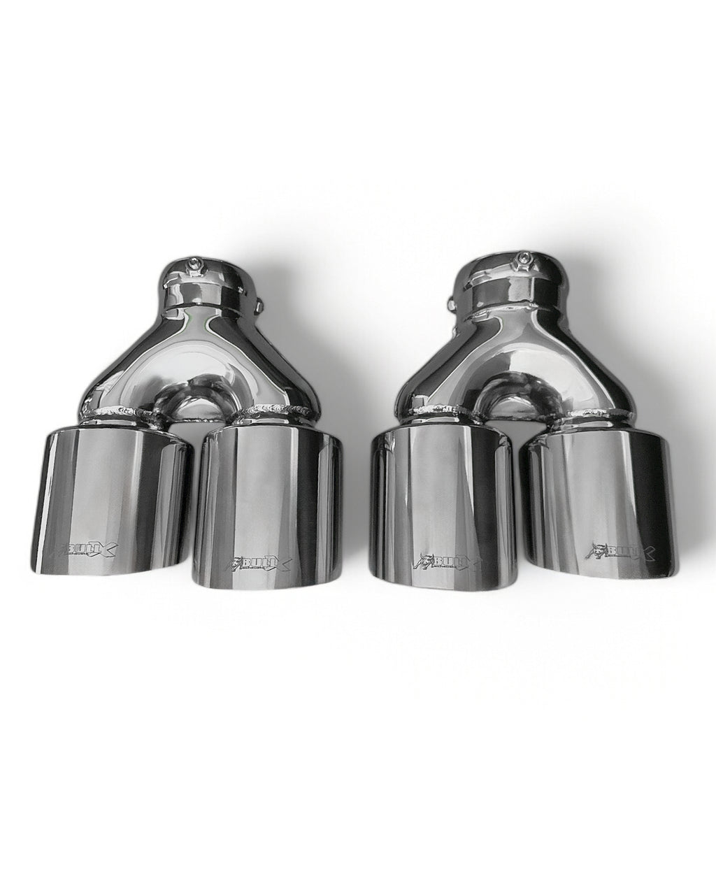 Bull-X Endrohrset Y-Style: Typ 5 CK-Style versetzt (A:1x64mm + 1x76mm)