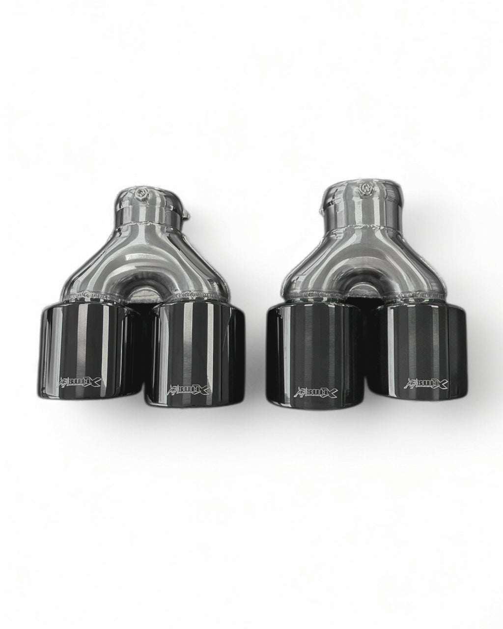 Bull-X Endrohrset Y-Style: Typ 5 CK-Style versetzt (A:1x64mm + 1x76mm)