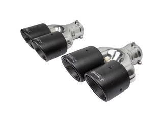 Bull-X Endrohrset Y-Style: Typ 19 Carbon versetzt 4x101mm (A:1x64mm + 1x76mm)