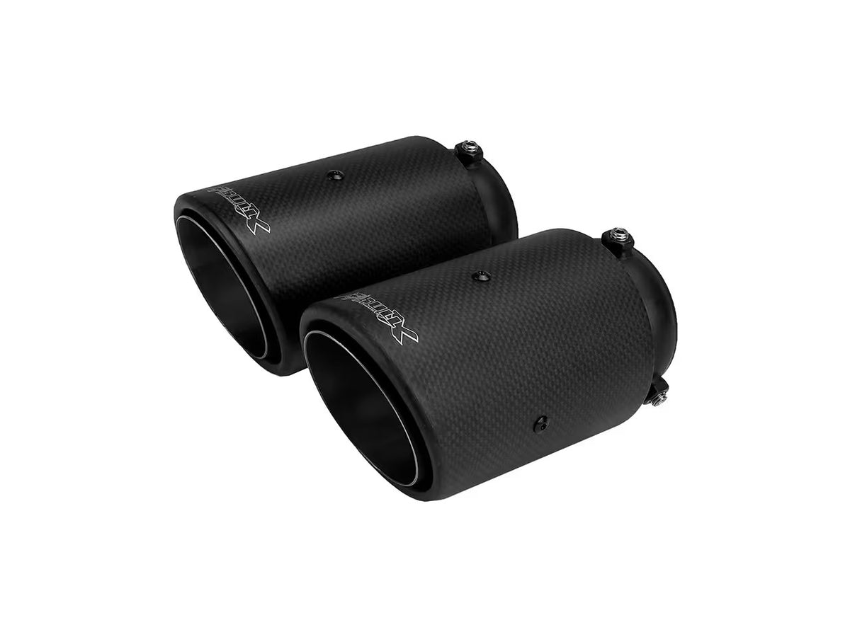 Bull-X Endrohrset: Typ 6 Carbon 2x89mm (A:1x64mm + 1x76mm)