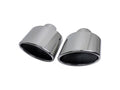 Bull-X Endrohrset: Typ 18 oval abgeschrägt 145x90 (A:1x64mm + 1x76mm)