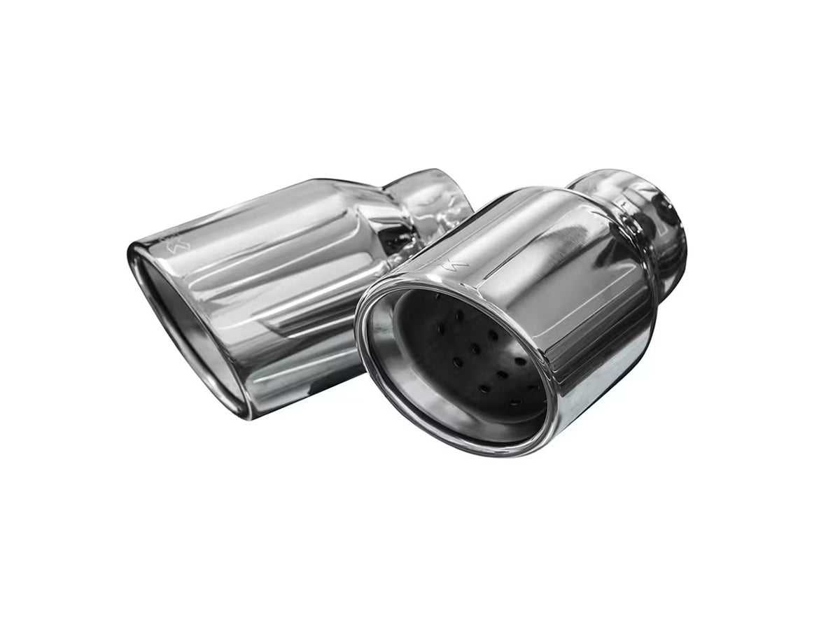 Bull-X Endrohrset: Typ 2 gebördelt 2x89mm (A:1x64mm + 1x76mm)