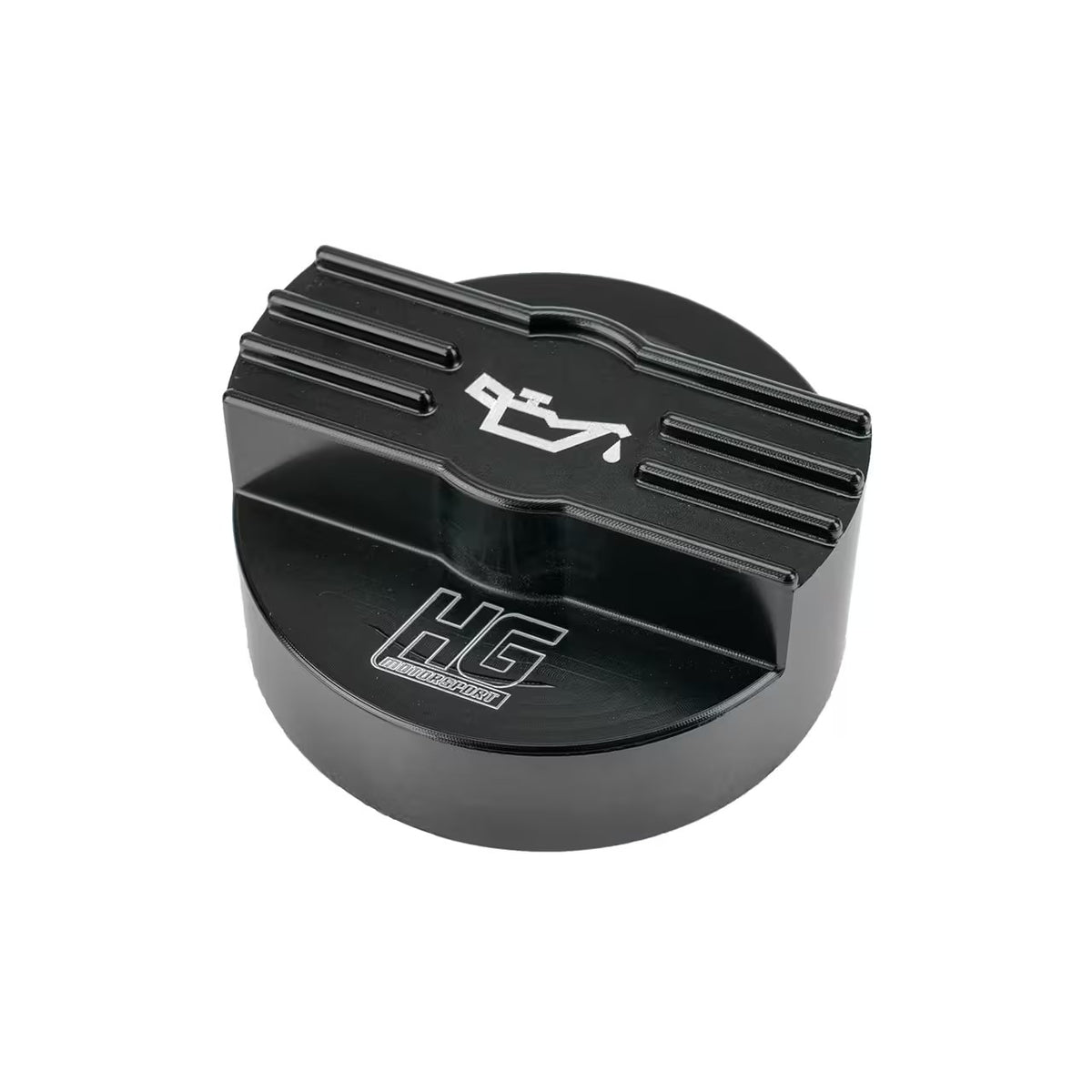 Öldeckel Cover schwarz Tuned-up Logo MQBevo Plattform (z.B. Golf 8)