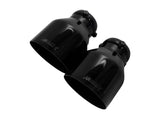 Bull-X Endrohrset: Typ 1 scharf schwarz 2x100mm (A:1x64mm + 1x76mm)