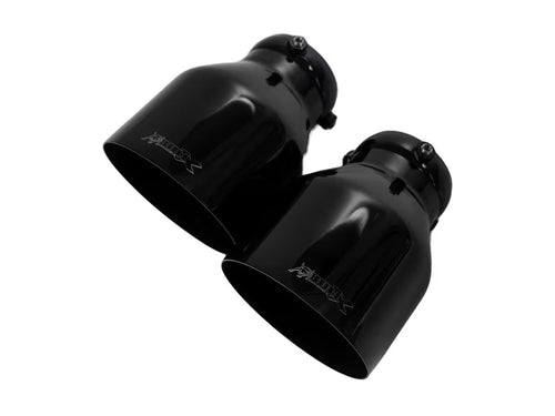 Bull-X Endrohrset: Typ 1 scharf schwarz 2x89mm (A:1x64mm + 1x76mm)